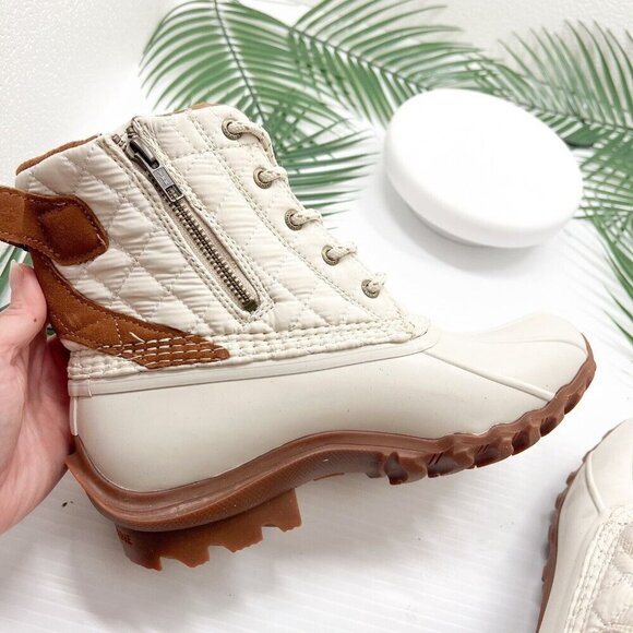 Wolverine Heritage White Torrent Quilted Round Toe Lace Up Duck Boots Size 9M - Picture 8 of 11